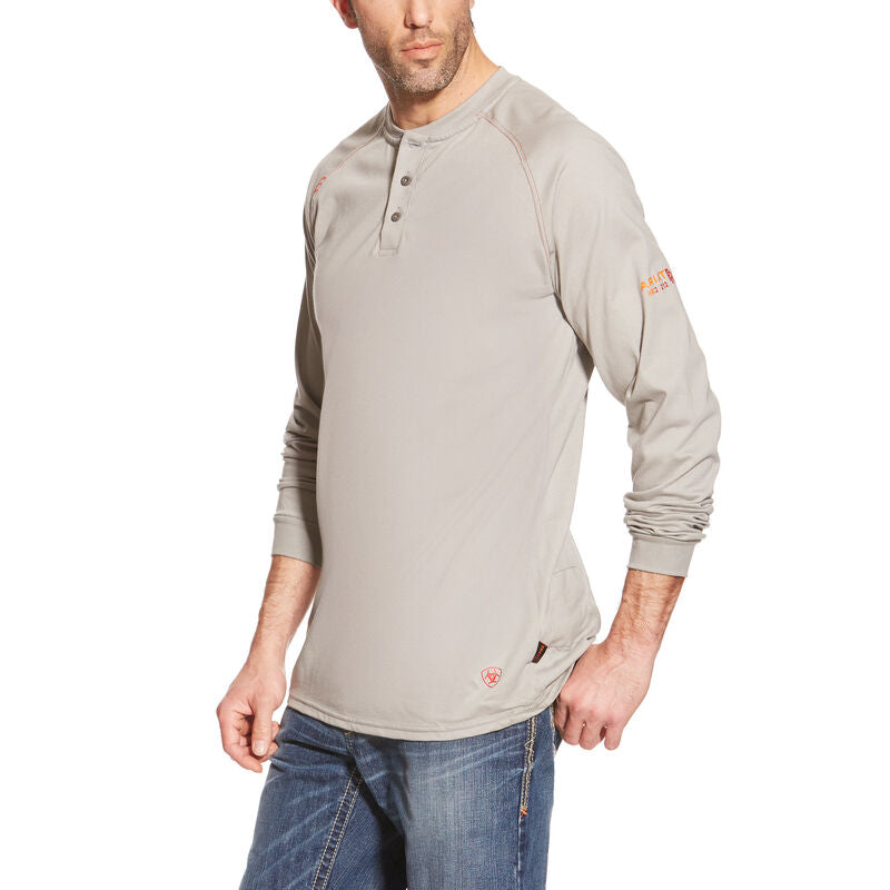 Ariat FR Henley Top - Silver Fox