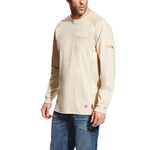 Ariat FR Air Crew T-Shirt - Sand Heather