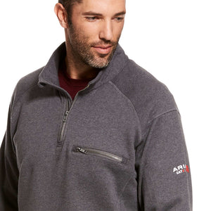 Ariat FR Rev 1/4 Zip Top - Charcoal