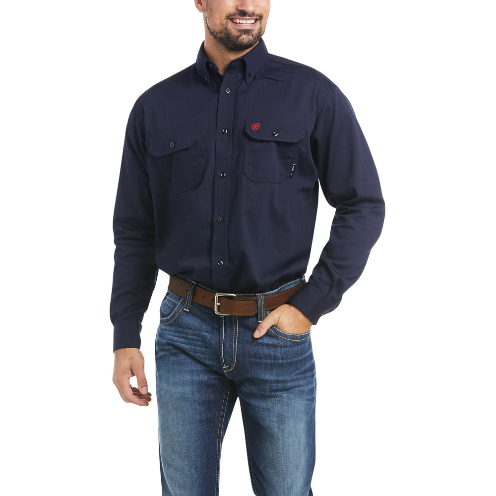 Ariat FR Solid Work Shirt - Navy