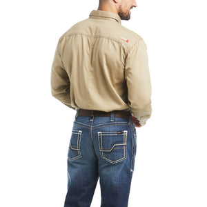 Ariat FR Solid Work Shirt - Khaki