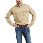 Ariat FR Solid Work Shirt - Khaki